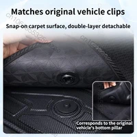 For Kia EV5 Custom Fit TPE Floor Mats Full Coverage Waterproof Wear Resistant Odorless Interior Modified Aftermarket Accessories 3