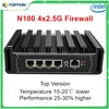 Topton 4x 2.5G Intel i226-V Solid Firewall Mini PC N100 Top Version Fanless Soft Router Micro Appliance pfSense Proxmox AES-NI 1