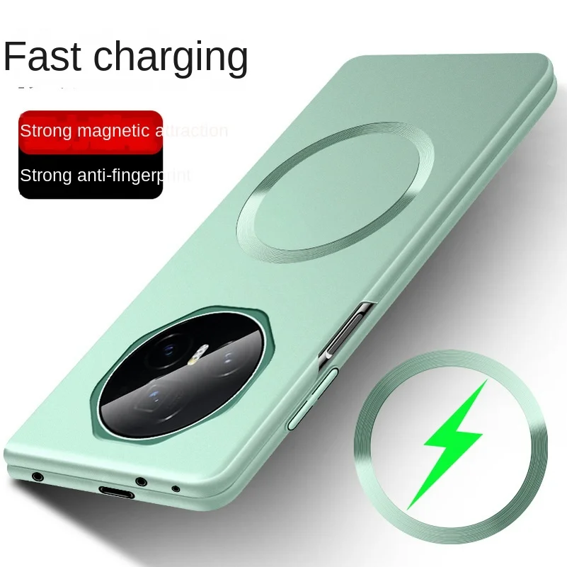 Ultra-Thin MagSafe Magnetic Phone Case with Slim Bezels and Hard Camera Protection