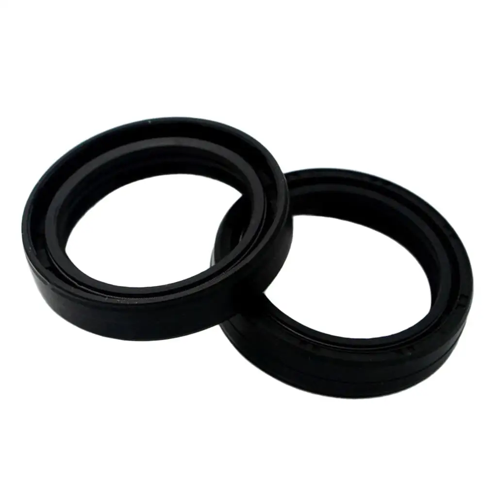 2pcs 33x46x10.8 MM Rubber Fork Oil Seal for Motorcycle Front Shock Absorber