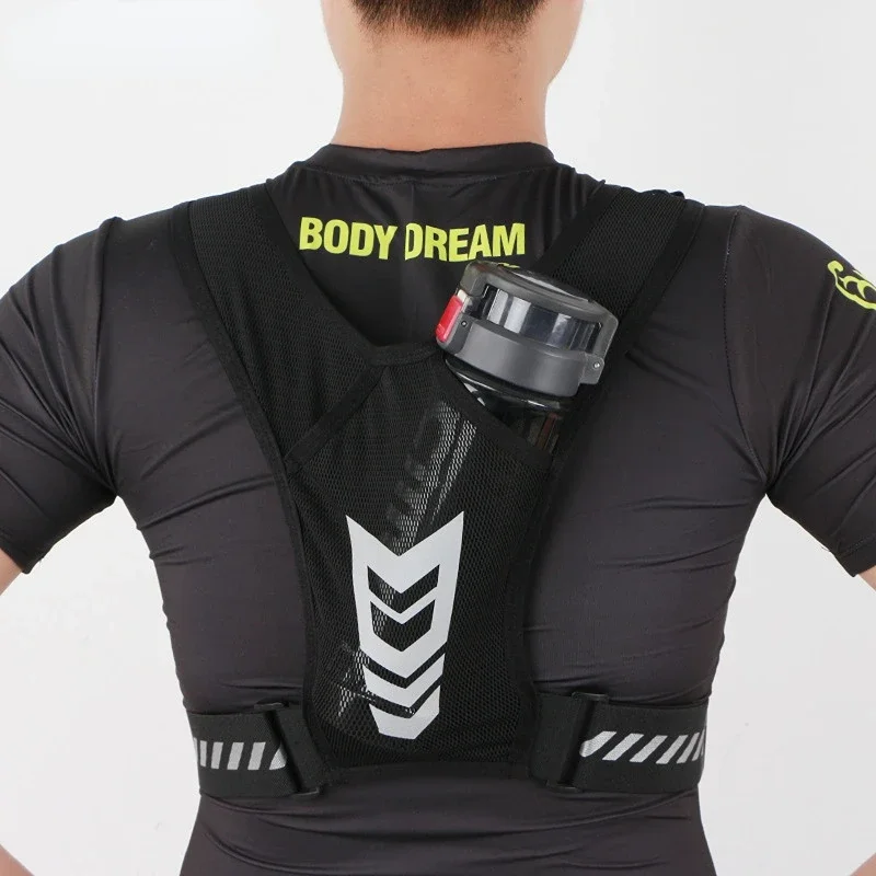 

Reflective Running Backpack Lightweight Sport Running Vest Mobile Phone Cards Bag For Trail running-Ultra-Light Water Bag