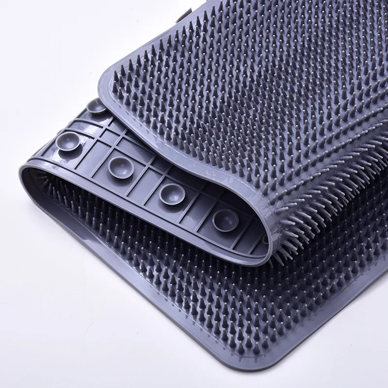 

New PVC Bathroom Anti-slip Mats Bath Home Bath Bathroom Floor Mats Toilet Anti-fall Feet with Suction Cups Foot Massage Mat