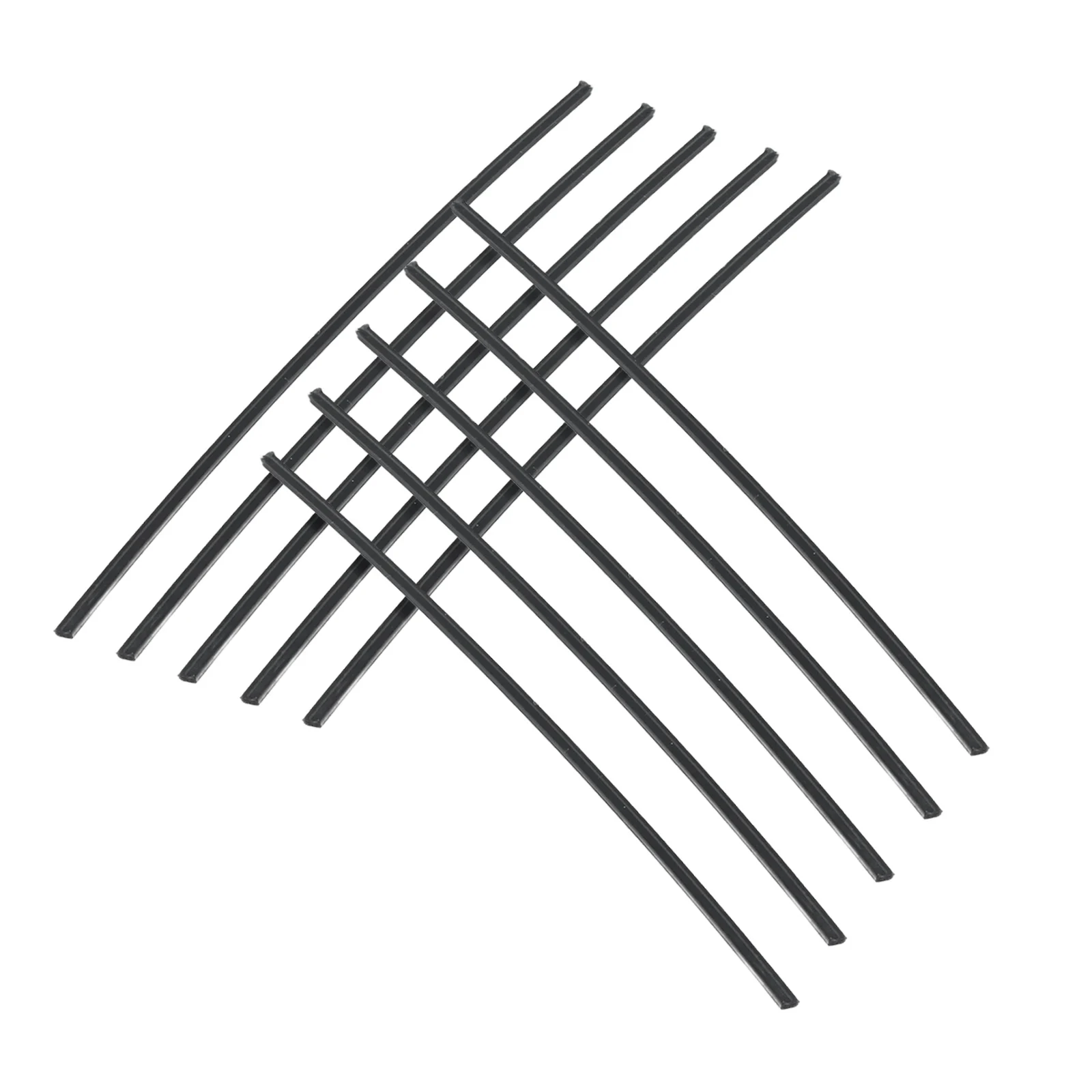10PCS ABS Plastic Welding Rods 25cm Black White Welding Sticks 5x2.5mm For Plastic Welder Car Bumper Repair Supplies