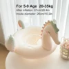 Children's Inflatable Seahorse Float, Adults With Handle Swimming Ring Seat, Women's Summer Swimming Pool Float Beach Water Part 6