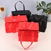 1PC Portable Lunch Cooler Beer Delivery Bag Folding Insulation Picnic Ice Pack Food Tote Thermal Bag Drink Carrier Insulated Bag 3