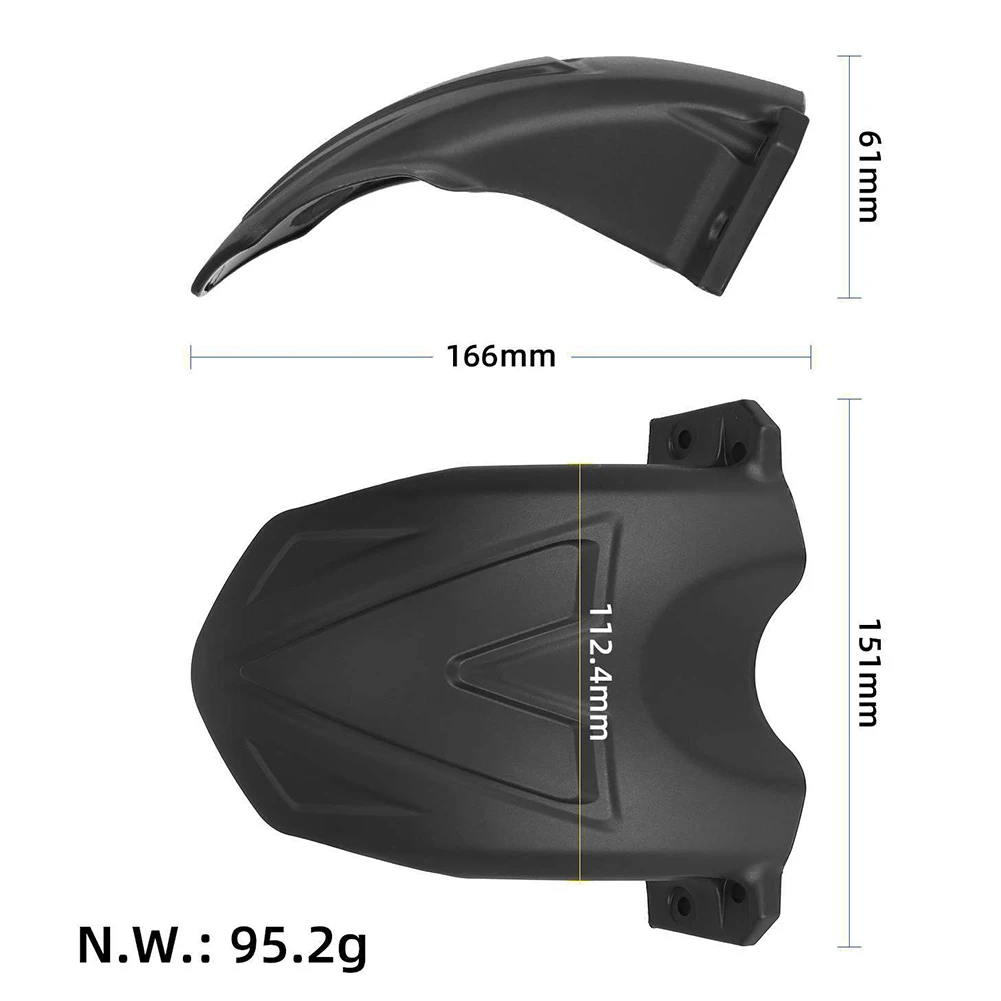 1PC Vorne Hinten Kotflügel Für Kukirin Für G2 Für Master Elektrische Roller Vorne und Hinten Rad Splash Proof Kotflügel ersatz Teil – Detail 4