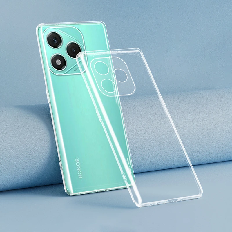 Luxury Crystal Clear Silicone Phone Case with Ultra-Thin Lens Protection