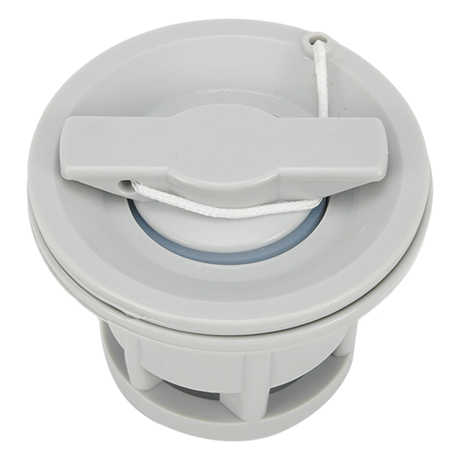 Tappo Adattatore Valvola Aria Di Ricambio River Zattere Adattatore Canoa Cap Dinghy Grey Pvc Raft 1*62.5*43.4Mm Accessorie