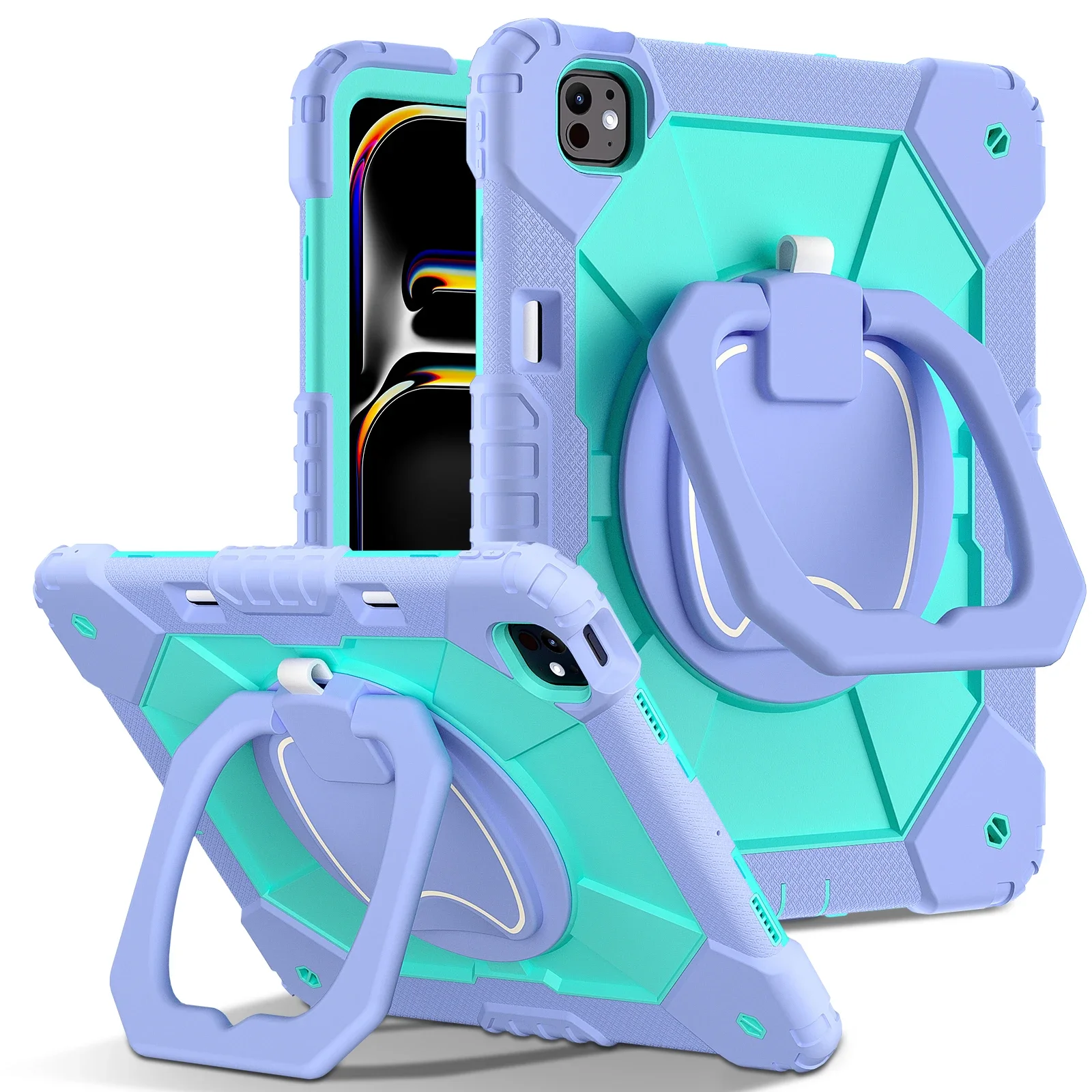 Versatile 360° Rotatable Stand Tablet Case with Shockproof Protection