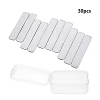 30pcs 50x10mm Golf Weighted Adhesive Lead Tape Adjustable Add Swing Weight with 1Pc Box for Golf Clubs Iron Putter Tennis Racket 2