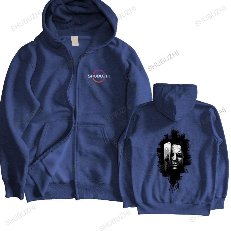 

Fashion cotton hoody mens sweatshirt hooded loose Michael Myers Halloween Graphic brand clothing many spring hoodie warm jacket