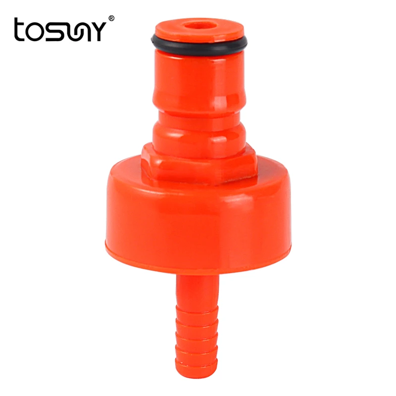 Carbonation Caps Homebrew Fitting Beer Brewing Equipment Home Brew Plastic Carbonation Cap Line Cleaning Cap Connect with Ball Lock Used for Soda Water Beer Pet Bottle Carbonation Tool