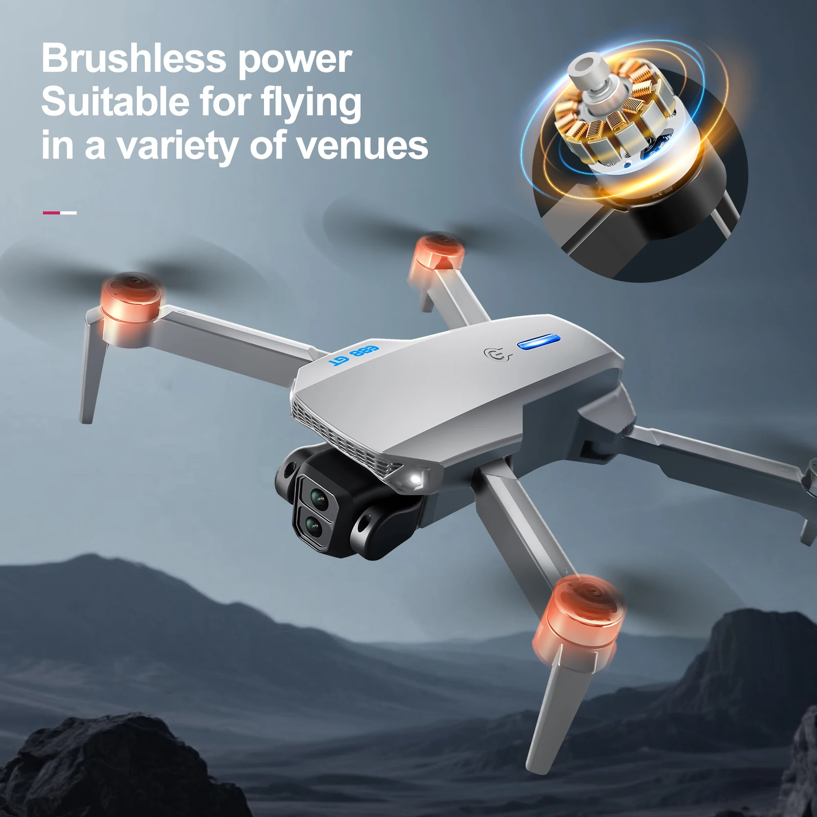 2026New aggiornamento originale E88GT Drone 8K 5G professionale HD doppia fotocamera fotografia aerea aereo telecomandato Quadcopter giocattolo - immagine 4