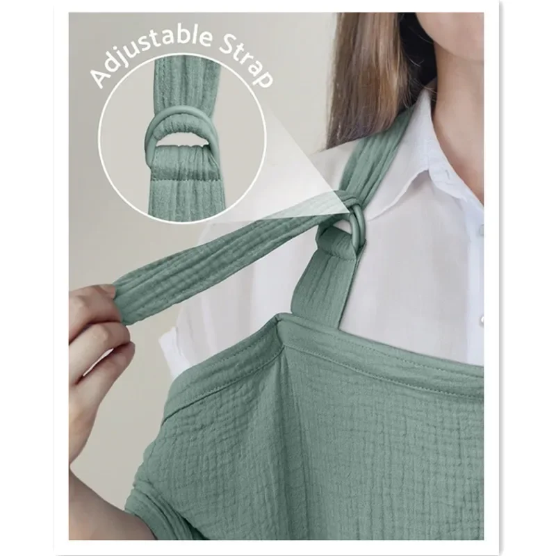 Anti-Exposure Breathable Cotton Swaddle Blanket for Nursing Women and Babies from China Large Size Nursery Clothing Accessories