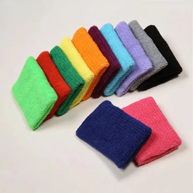 Sweat Absorbing Sport Wristband Towel Sweatband for Children Adult Volleyball Basketball Tennis Gym Sport Supplies Wrist Band