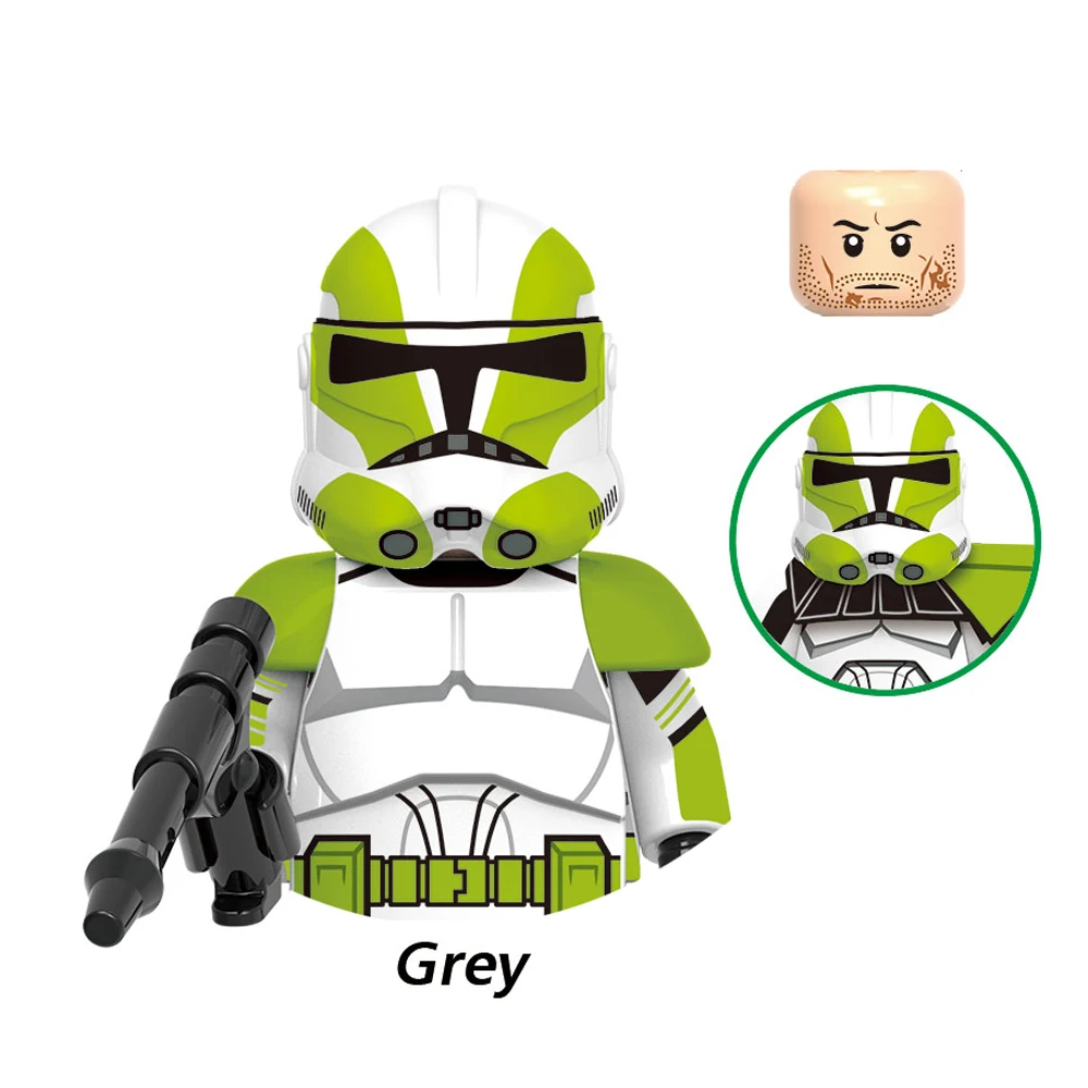 wooden block puzzle Disney Brand The Bad Batch Clone Trooper Building Blocks ARC Commander Colt Blitz Hammer Cody Rex Bricks Elite Squad Trooper Toy wooden blocks Blocks