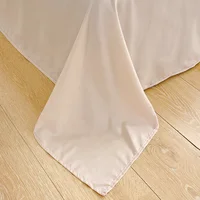 Ensemble de literie quatre pièces en coton lavé, housse simple à rayures rouges et bleues, drap de lit pour le lit 6