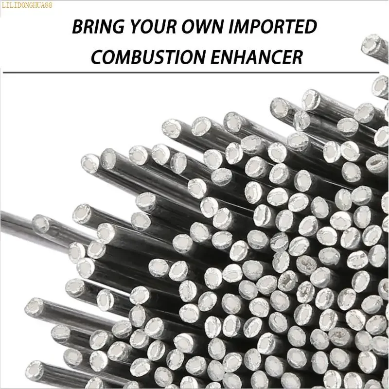 J1HA 20PCS Fluxless 용접 와이어 1.6mm 알루미늄 합금 막대 부드러운 용접 작업을위한 쉬운 녹는 기술 납땜 막대