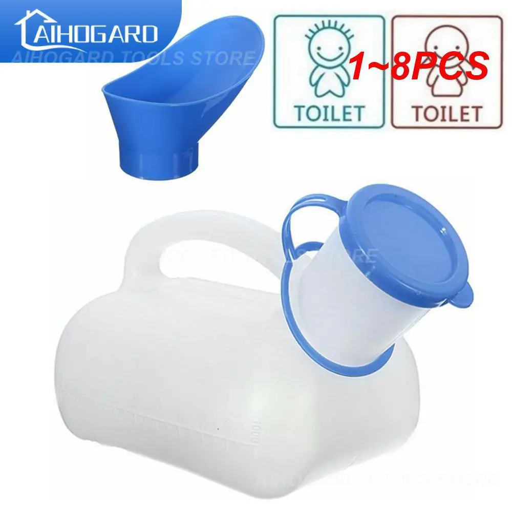 

1~8PCS Camping Outdoor Journey Travel Male Female Urine Portable Bottle Urinal Toilet 1000ml / 1200ml