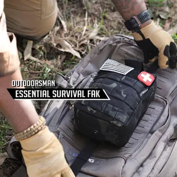 EVERLIT 250 Pieces Survival First Aid Kit IFAK EMT Molle Pouch Survival Kit Outdoor Gear Emergency Kits Trauma Bag for Camping 6