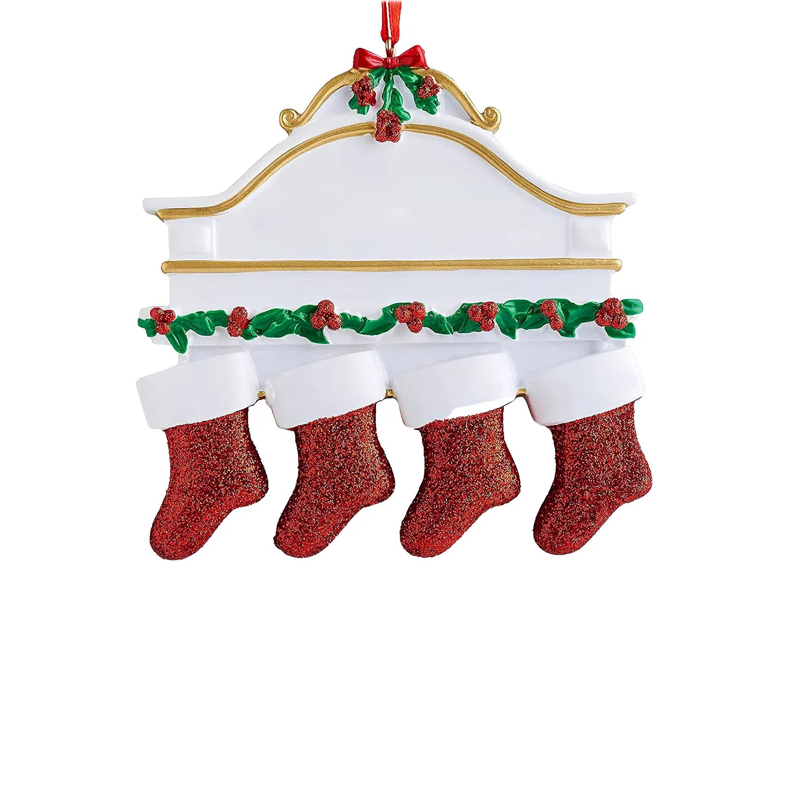 thumbnail image 1 of Adorno navideño personalizado para árbol de Navidad, para repisa de chimenea, para grupos familiares, 2021, colgante navideño, 1 of 5