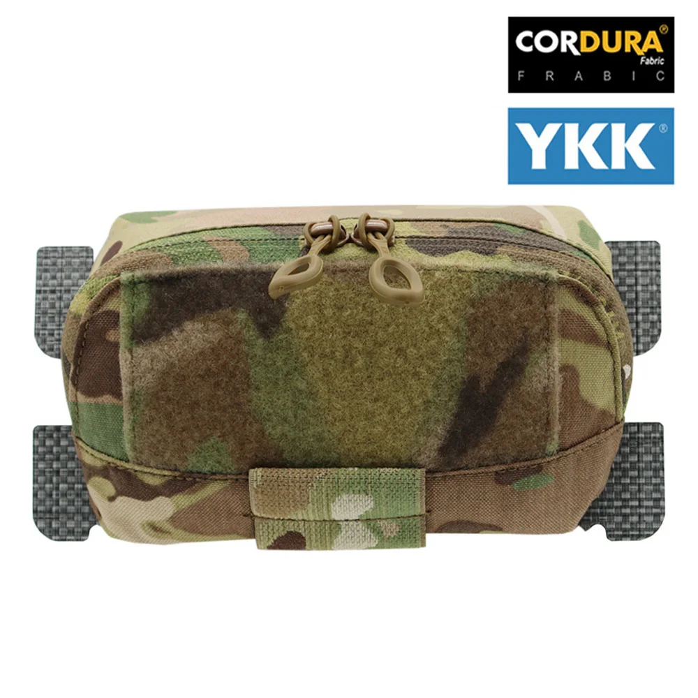 

500D Cordura Tactical Vest MOLLE Adapt Admin Panel Pouch Chest Expansion Bag Map Pouch For Hunting Airsoft Vest Pouch