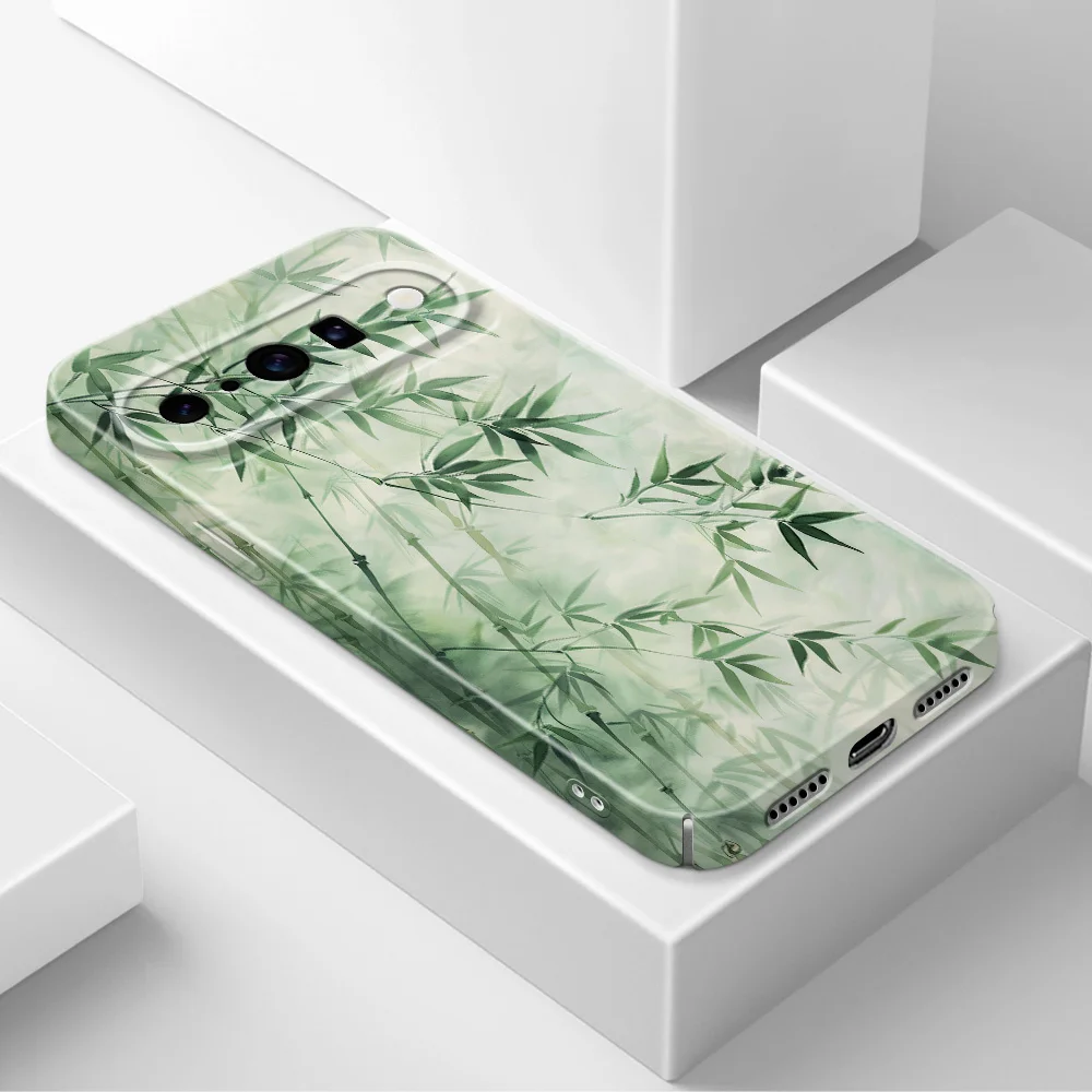 Lush Green Bamboo Forest Phone Case - Durable Hard Cover