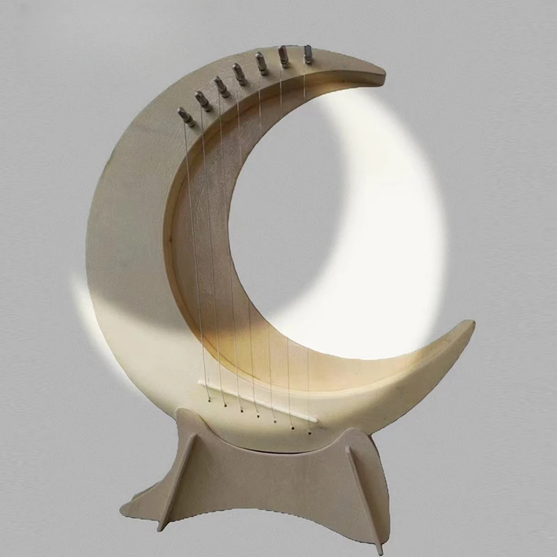 Diy Wood Small Harp Niche Musical Professional Miniature Musical Instruments Instrument Music Accessories Presents