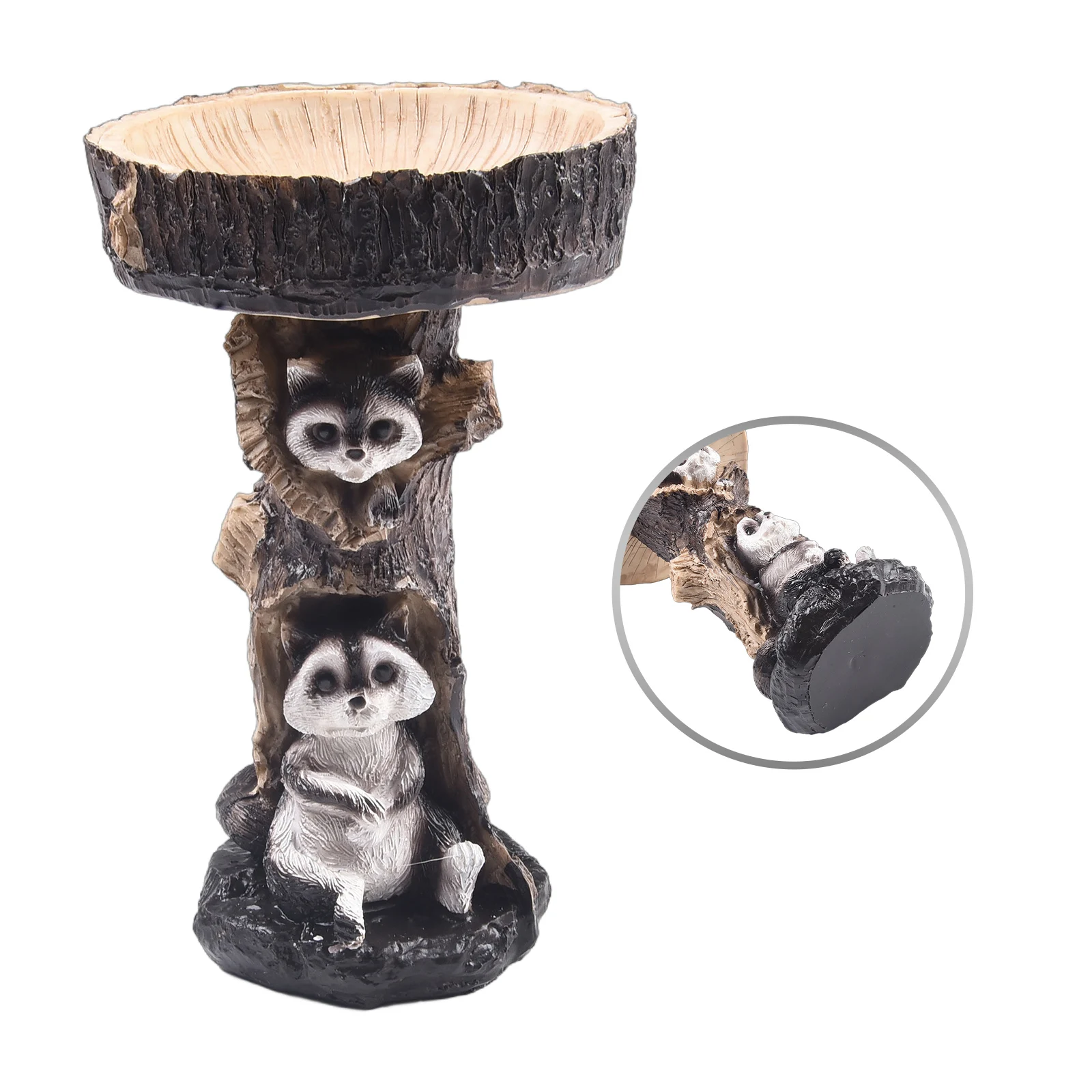 

Новая садовая статуя для ванны с птицами, полимер енота, петух, Подсолнух, полимер для ванны, прекрасное уличное украшение