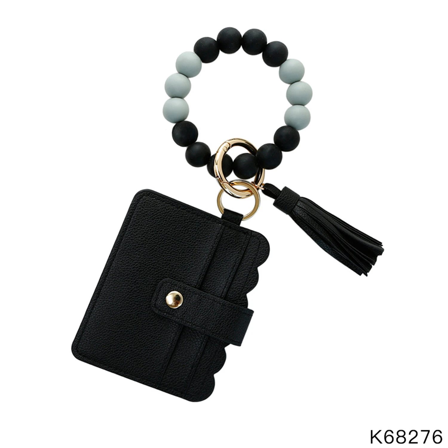 harper 2 keychain bracelet + wallet combo – leopard – Soulmate Skin