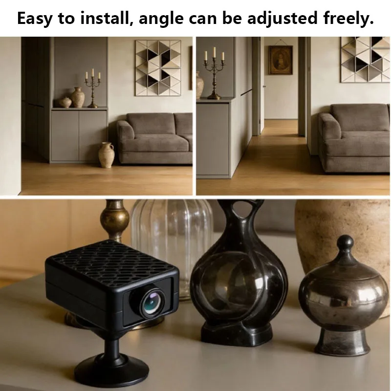Wireless WiFi Security Camera Long Battery 4K HD Night Vision Motion Detection Remote Intelligent Monitoring Indoor Baby Cam 3