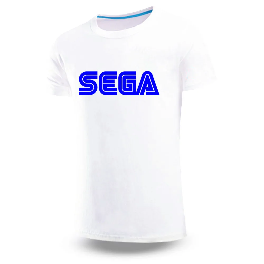 Sega 2023 New Men Spring and Summer Harajuku Decal Short Sleeve Cotton Comfortable Casual Tops Cool T-shirt