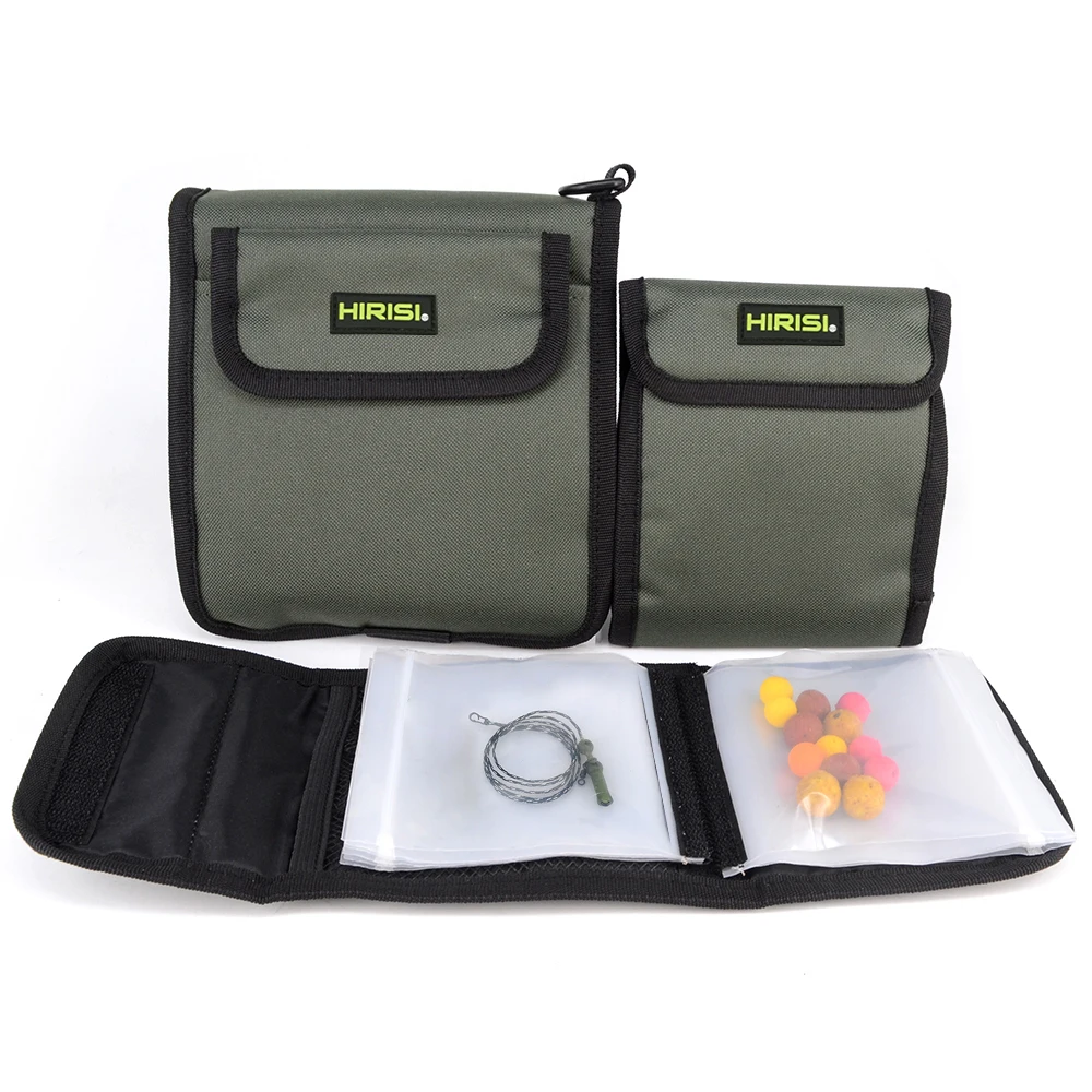 Sac De Pêche à La Carpe Hirisi - Tissu PVC Oxford Résistant, Compartiments Organisés, Taille L/M/S, Vert Militaire, Imperméable