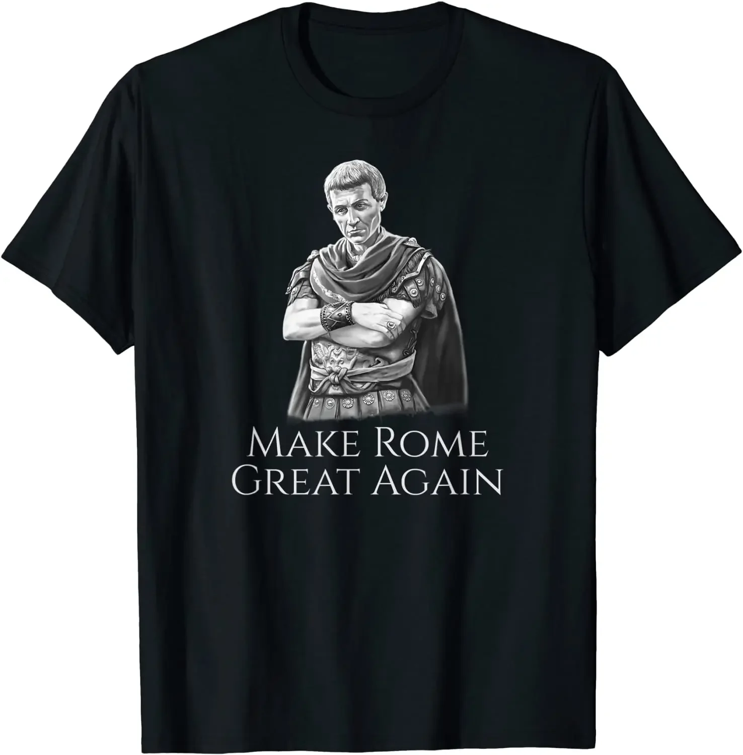 

Gaius Julius ceзарь снова сделает Рим великолепным. Футболка с изображением Римской истории. Летняя Хлопковая мужская футболка с круглым вырезом и коротким рукавом, Новинка
