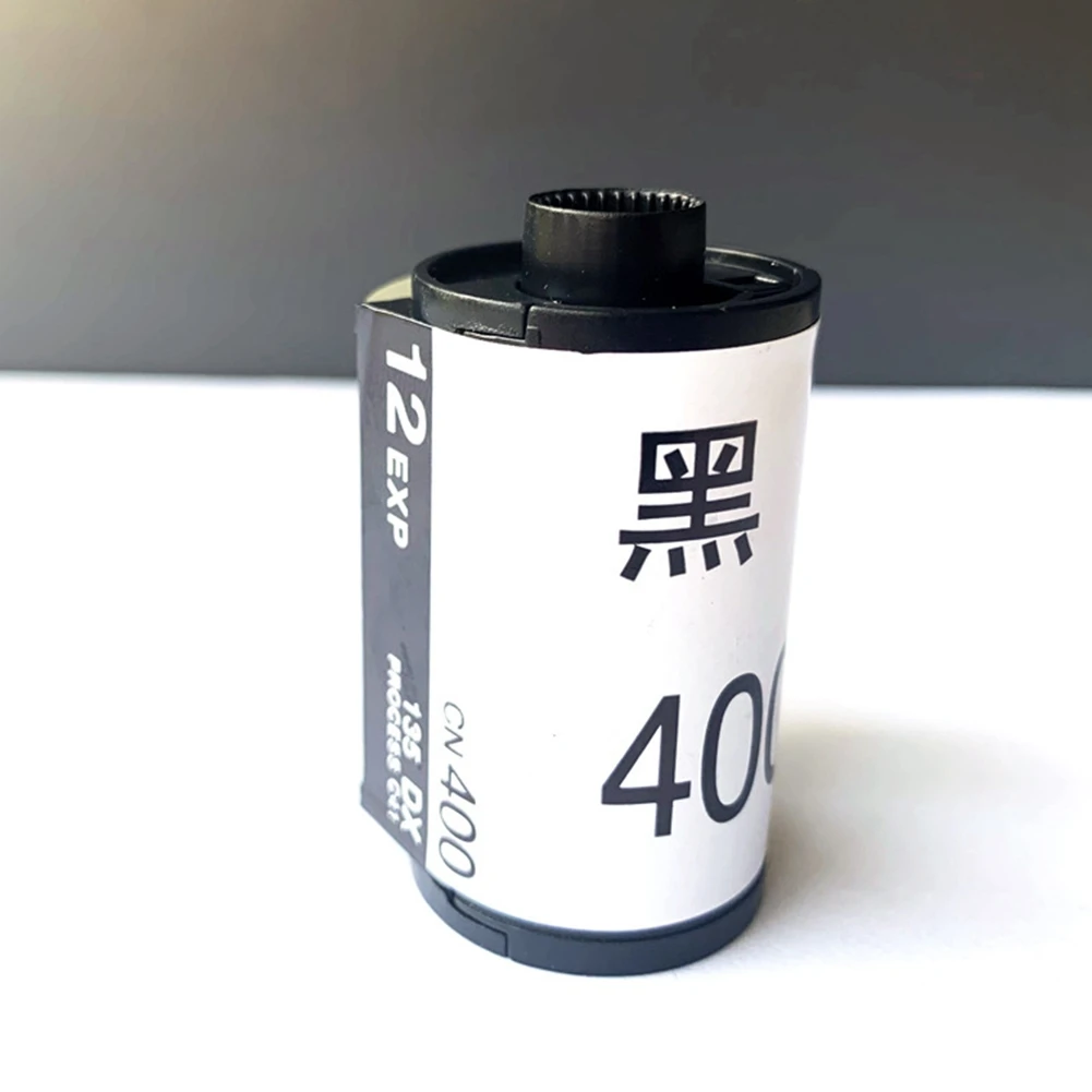 Novice Practice Film Vintage Camera Film Photo Studio Kits 35mm 12sheets Asa/Iso Black White Negative Camera 400