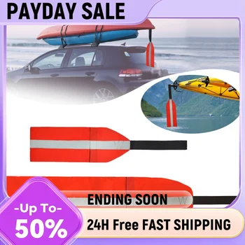 Bandiera di Sicurezza per Kayak, Bandiere Segnaletiche per Esterni in Tessuto Oxford, Bandiera di Sicurezza per Kayak Altamente Visibile con Striscia Riflettente, Attrezzatura per Kayak e Canoa