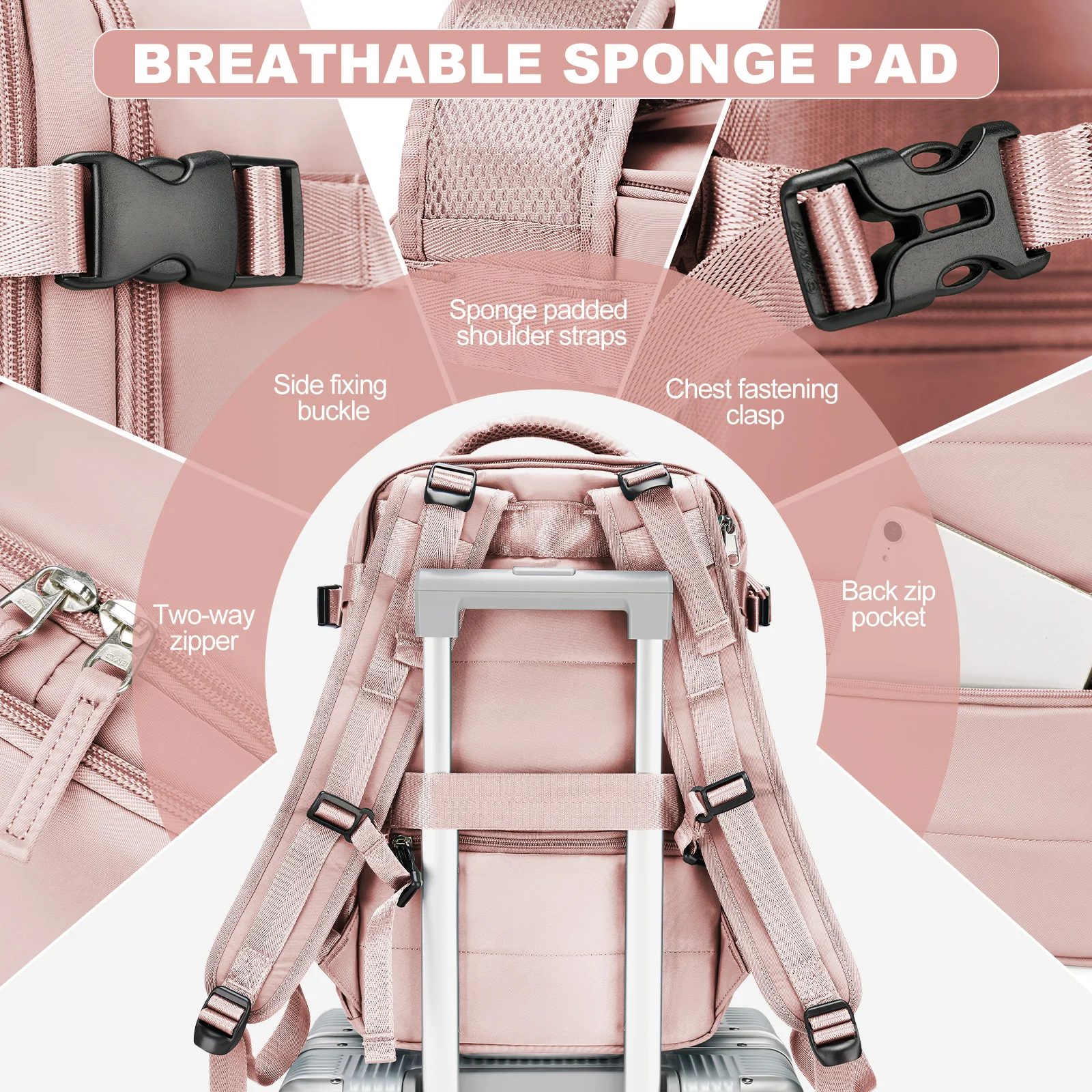 Backpack Travel Cabin Aircraft 40x20x25 Women's Backpack ,Waterproof Travel Backpack Laptop Backpack Female bags ,Male Backpacks