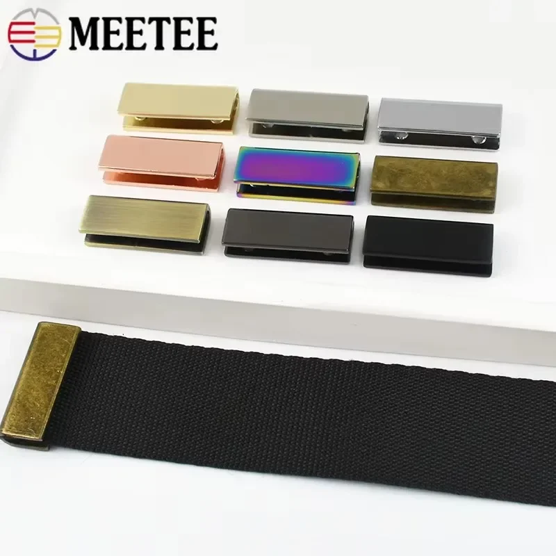 가방 모서리 나사 클립 버클 가장자리 보호대 금속 고리줄 벨트 테일 클립, 스토퍼 단추 DIY 액세서리, 25x9mm, 5 개, 10 개, 20 개