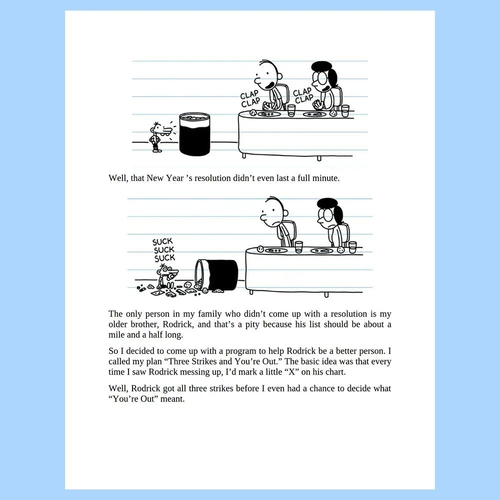 11 books/set Diary of a Wimpy Kid Inspirational growth Bestsellers Novels Humorous comic book 4