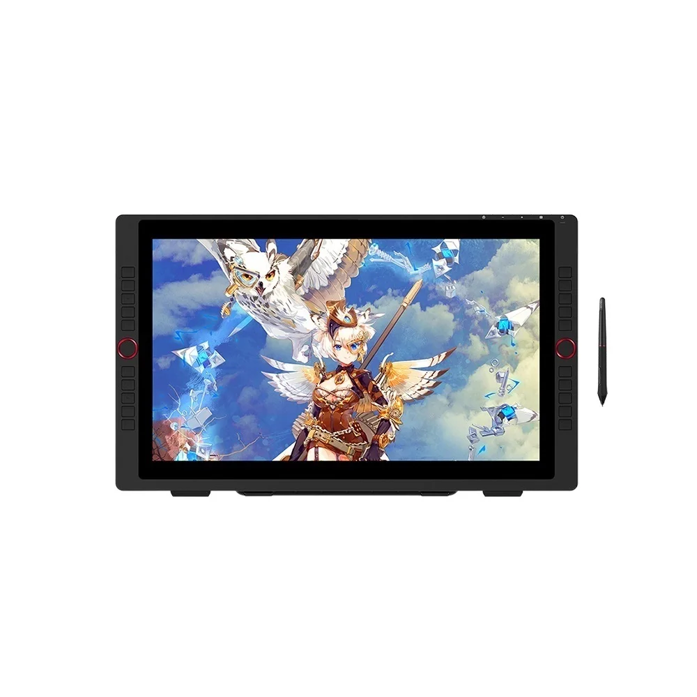 

New Artist 22R Pro Graphics Tablet Monitor 21.5 inch Drawing Tablet Screen 60 Tilt 20 Shortcut Keys 2 Wheels 120%sRGB