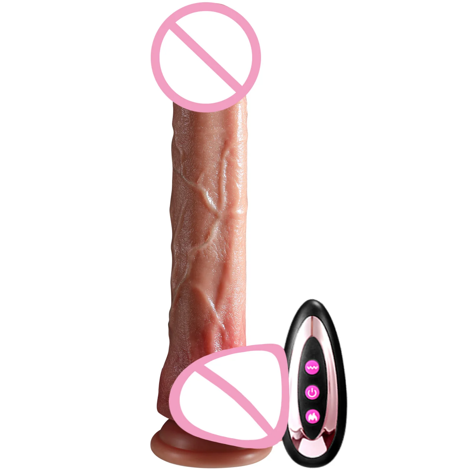11 inch Thrusting Big Penis Anal Realistic Huge Dildo Telescopic Vibrator G Spot Stimulation Female Vagina Sex Toys for Women