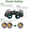 10x50 Binoculars FMC Coating Telescope Bak4 Prism IPX4 Waterproof Portable For Camping Hiking Concert Bird Watching Hunting 6