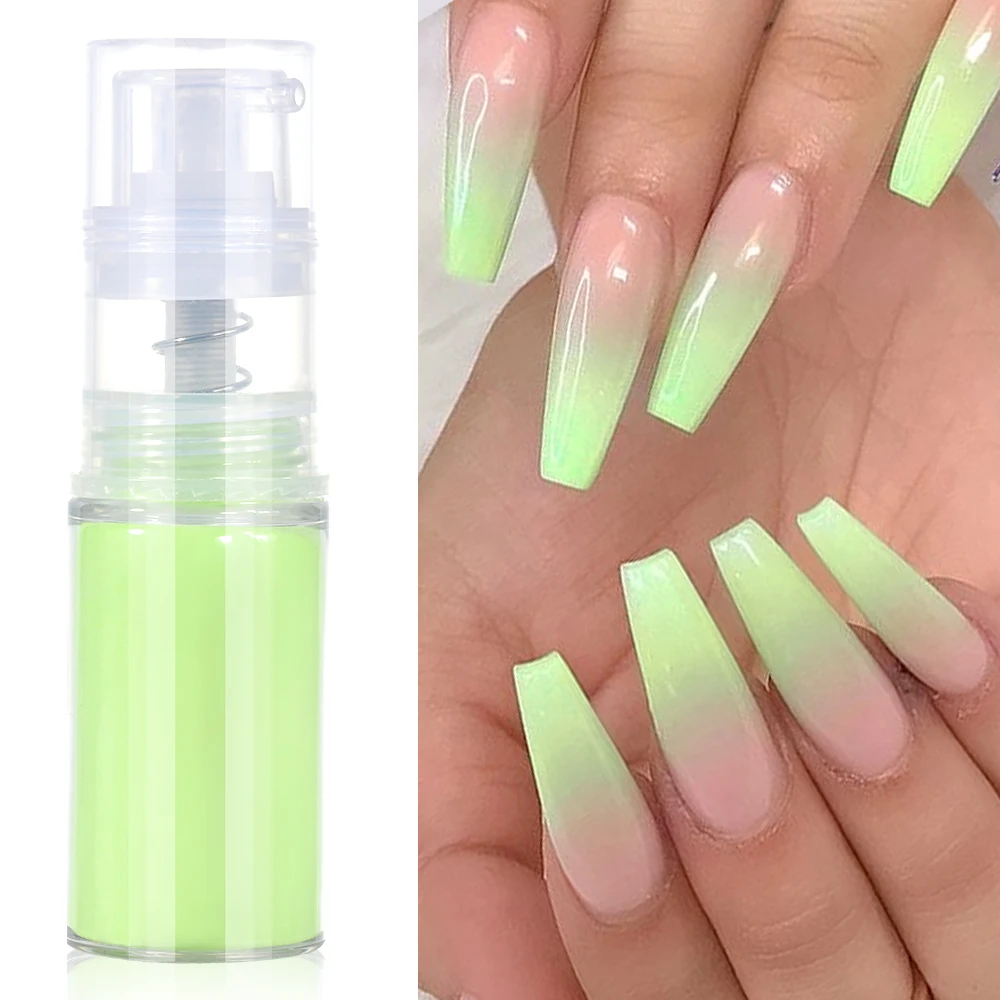 Nail Art Ombre Spray Powder 10g/bottle Pearl Gradient Pigment 12colors Blush Ombre Neon Spray Powder Supplies #FA nail powder nail pigment ombre spray powder nail decoration nail decorations