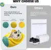 2Pcs Shoe Washing Machine Bag,Quick Easy Cleaning,Laundry Shoe Bag for Washer and Dryer,Shoe Cleaning Bag for Sneaker Most Shoe 3