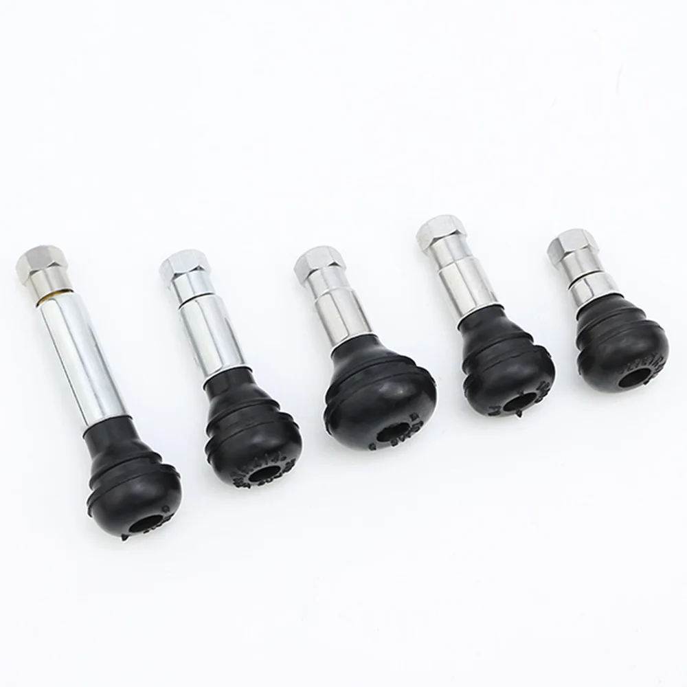 Chrome tubeless tire valve disc straight nipple wheel nipple 4 PCs tr412c tr413c tr414c tr415c tr418c
