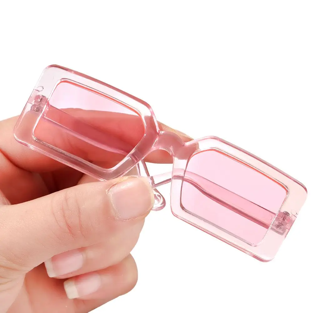 Fashioning Triangle Frames Mirror Photograph Props Dog Eyeglasses Cat Glasses Square Glasses Dog Sunglasses