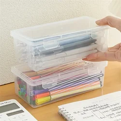Lightweight Translucent Pencil Case with Big Capacity & Frosted Design - Ideal (1pc)