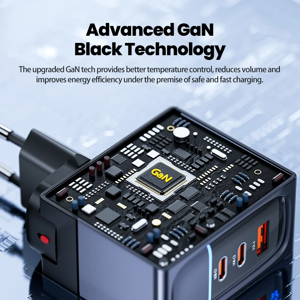 Toocki USB Charger 100W GaN Charger for Macbook Tablet Fast Charging for Samsung S22 USB Type C PD Charge for iPhone 14 13 12