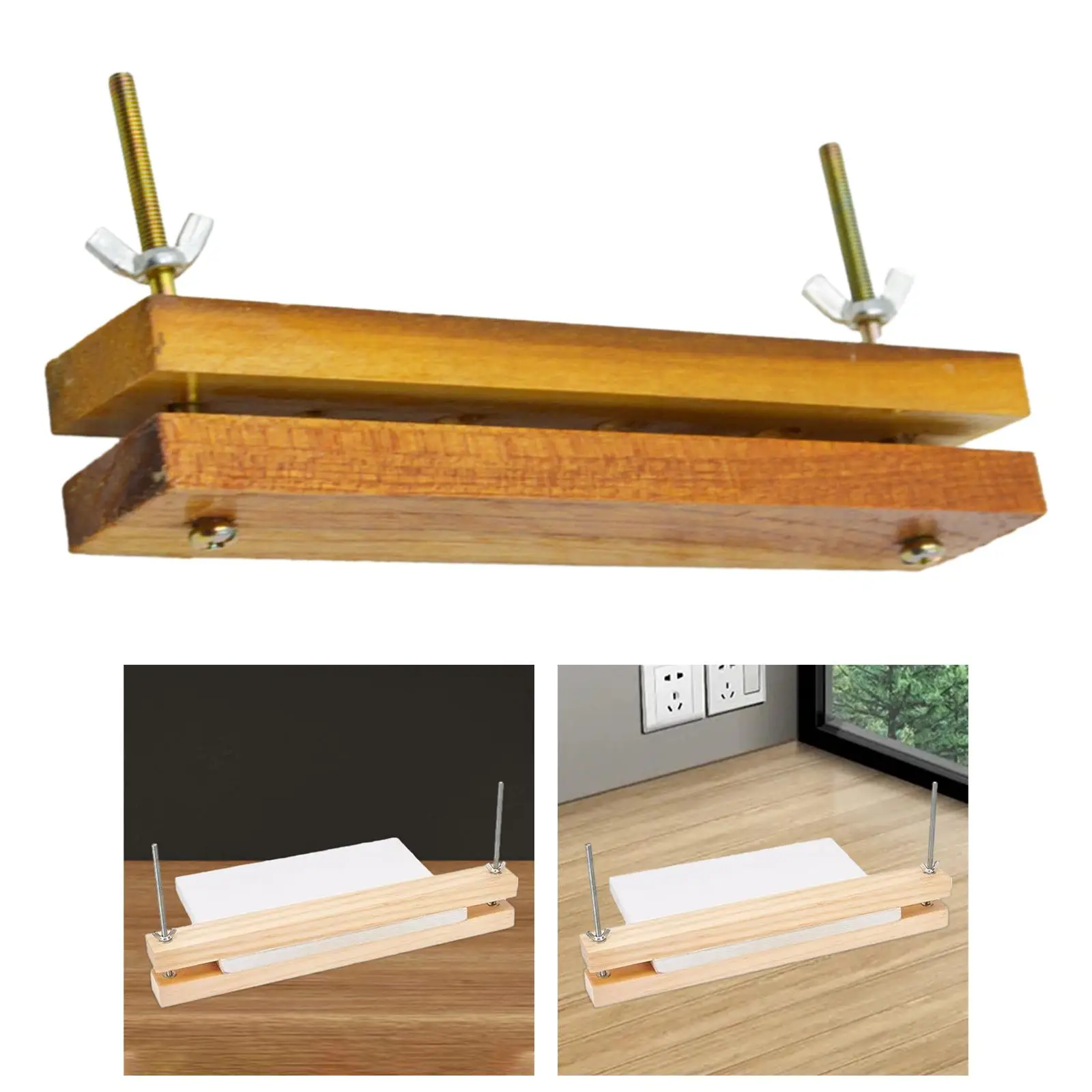 Binding Press Durable Wooden Bookbinding Press for Home Tags DIY Bookbinding Hand Tool Craft Card Photo Album Cardboard arbor press