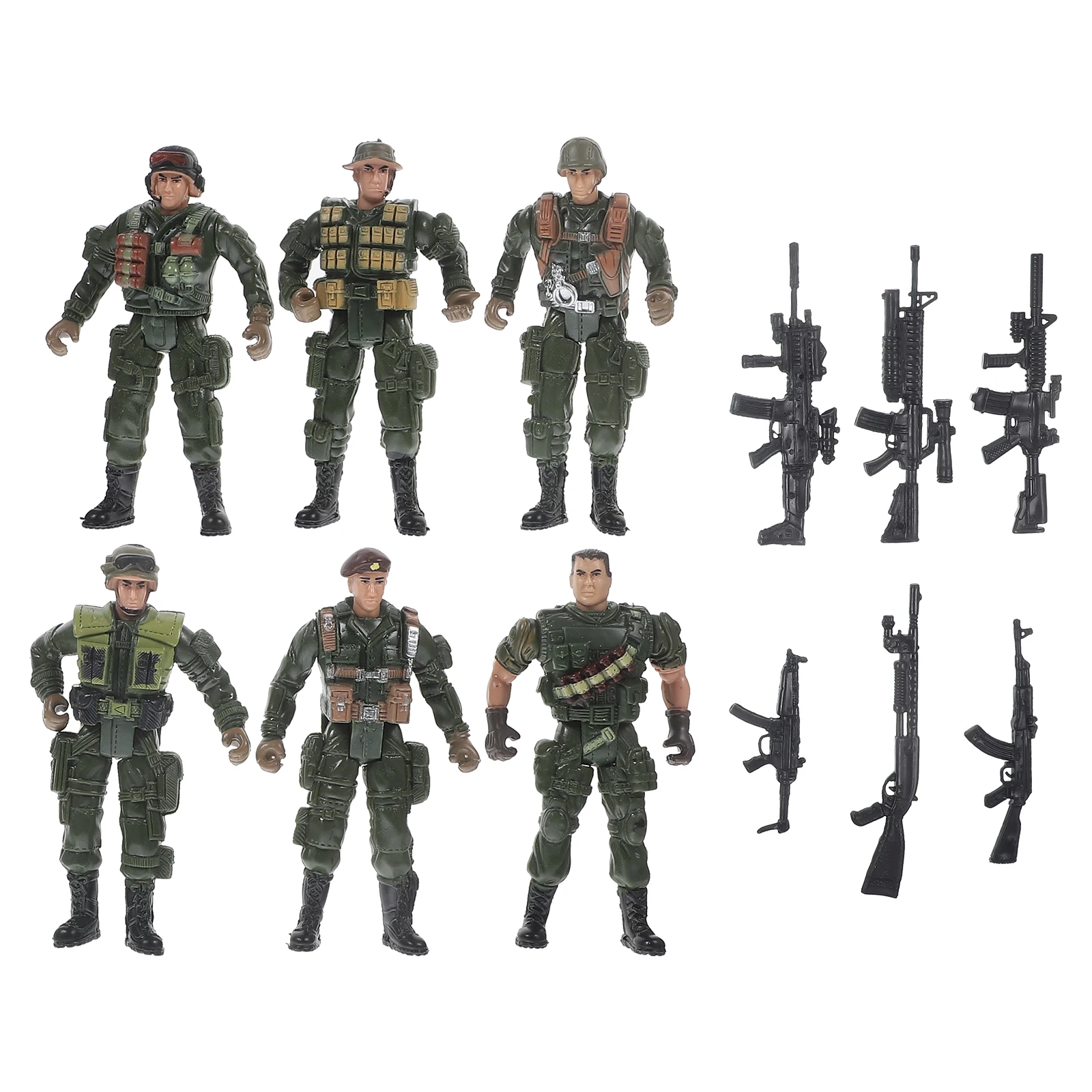 1 set Sand Table Soldier Model for Scene Layout Desktop Ornaments
